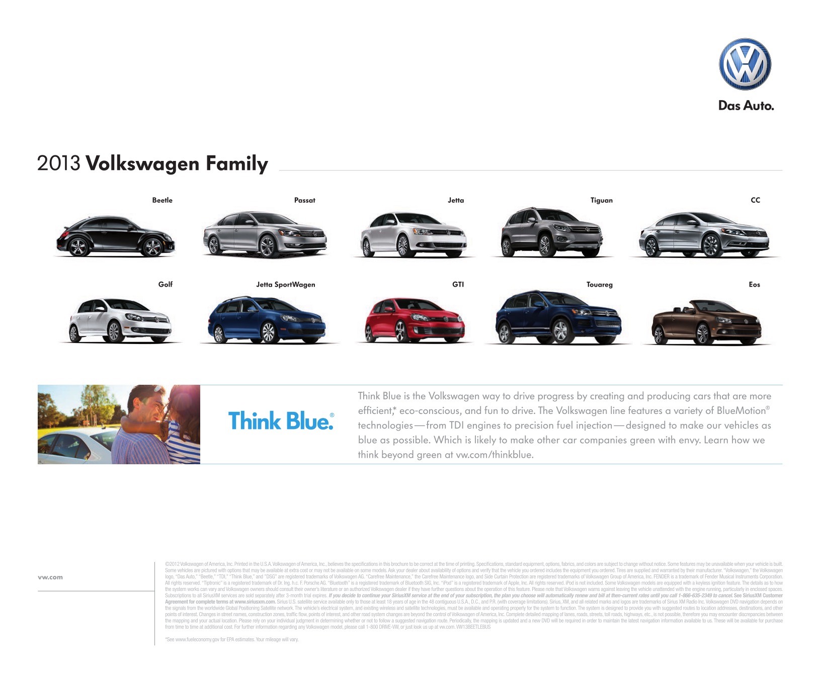 2013 VW Beetle Brochure Page 1
